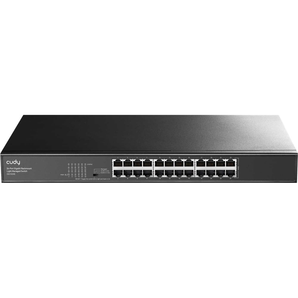 Изображение товара Коммутатор Cudy GS1024E управляемый 24 Гбит гигабитных порта в стойку