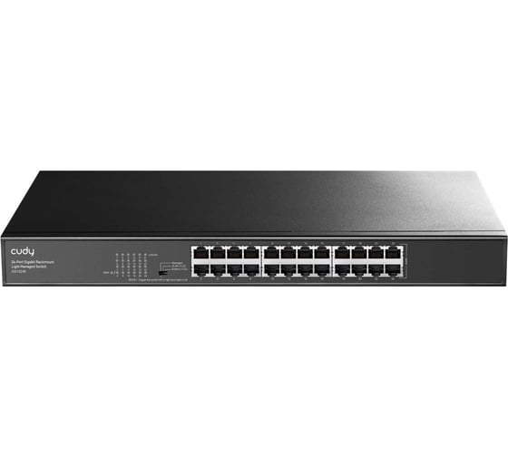 Изображение товара Коммутатор Cudy GS1024E линейки Light Managed с 24 гигабитными портами для установки в стойку 10000152348