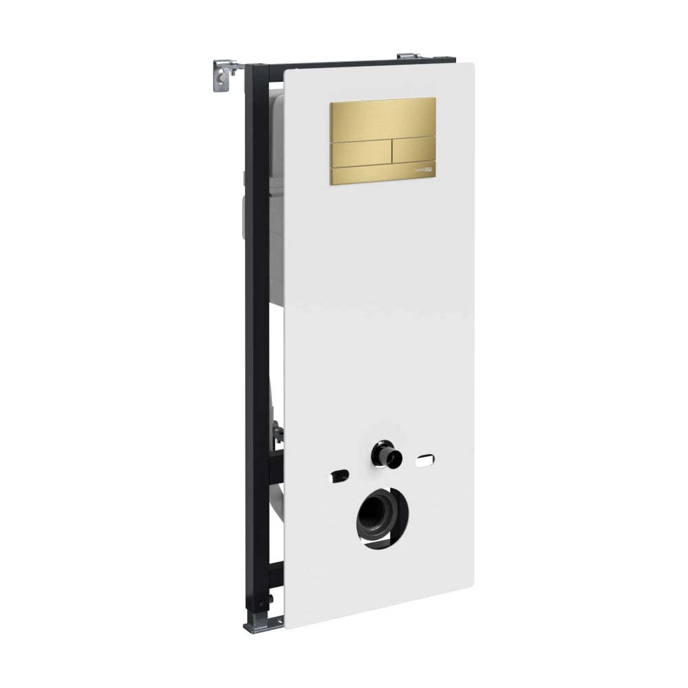 Изображение товара Встроенная инсталляция WasserKraft Абенс для унитаза 3/6 л, металлическая