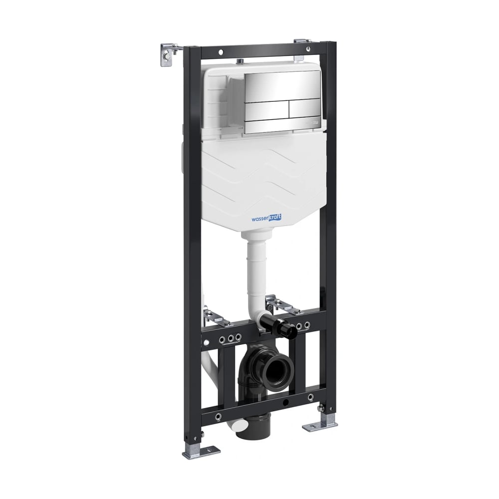 Изображение товара Инсталляция для унитаза WasserKraft Aller 10TLT.010 МЕ с хромированной клавишей