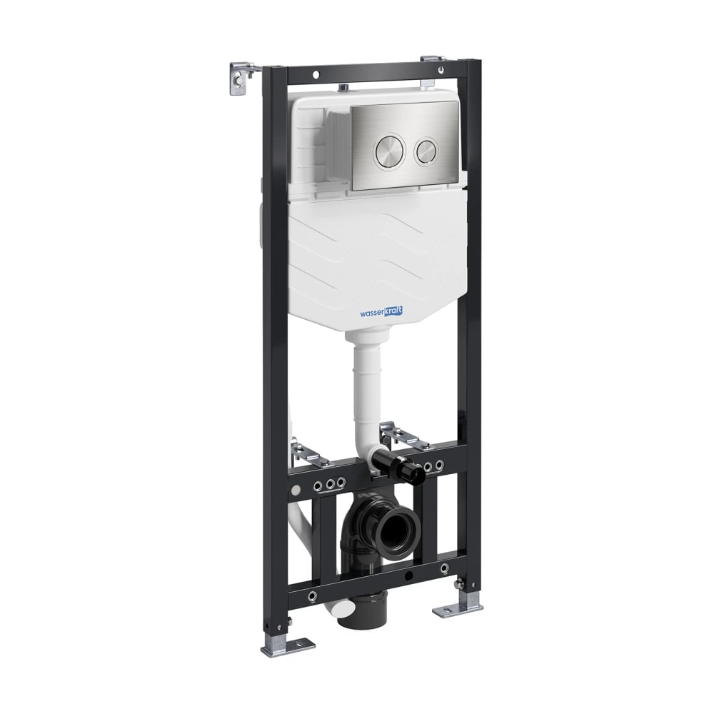 Изображение товара Инсталляция для унитаза WasserKraft Aller 10TLT с хромированной клавишей