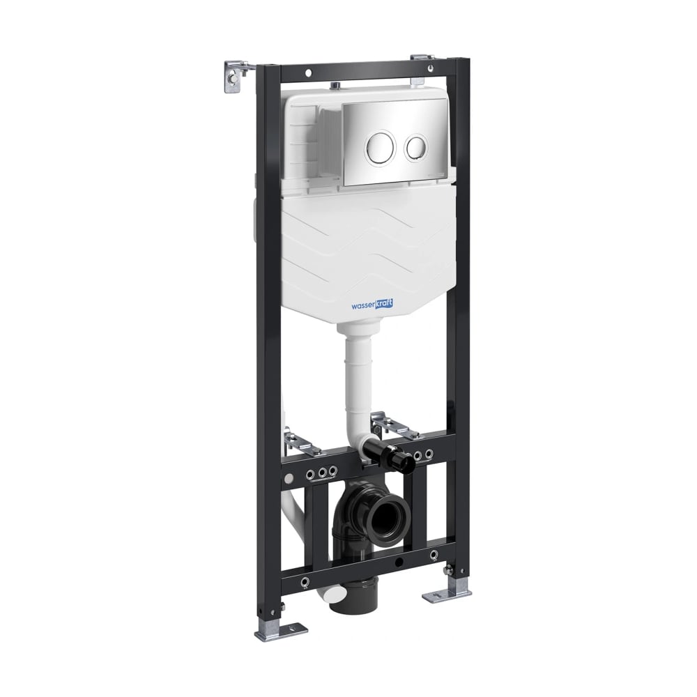 Изображение товара Инсталляция WasserKraft Aller 10TLT.010.ME.CH01 с хромированной клавишей
