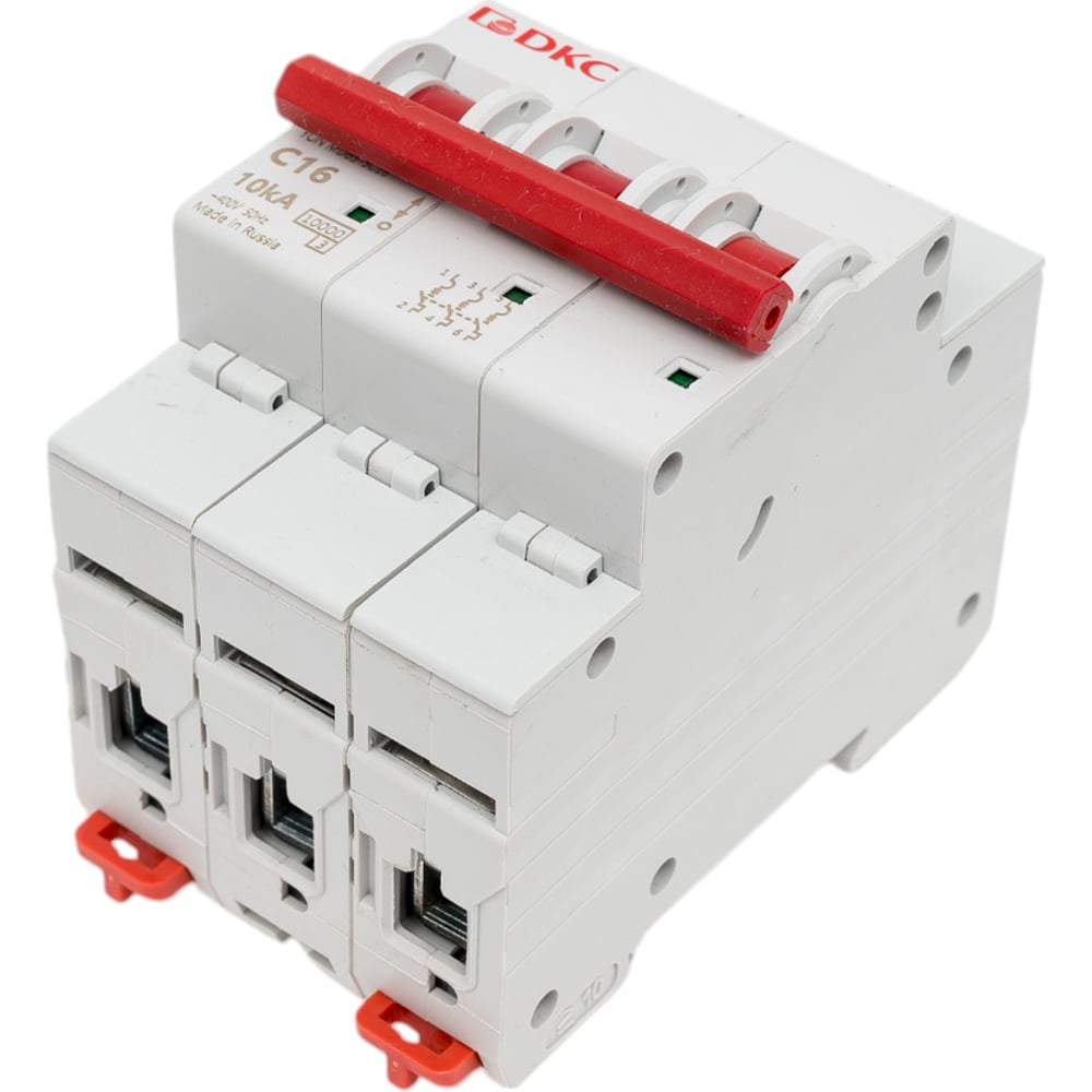 Изображение товара Автоматический модульный выключатель YON MD63 16А 3П 10kA IP20