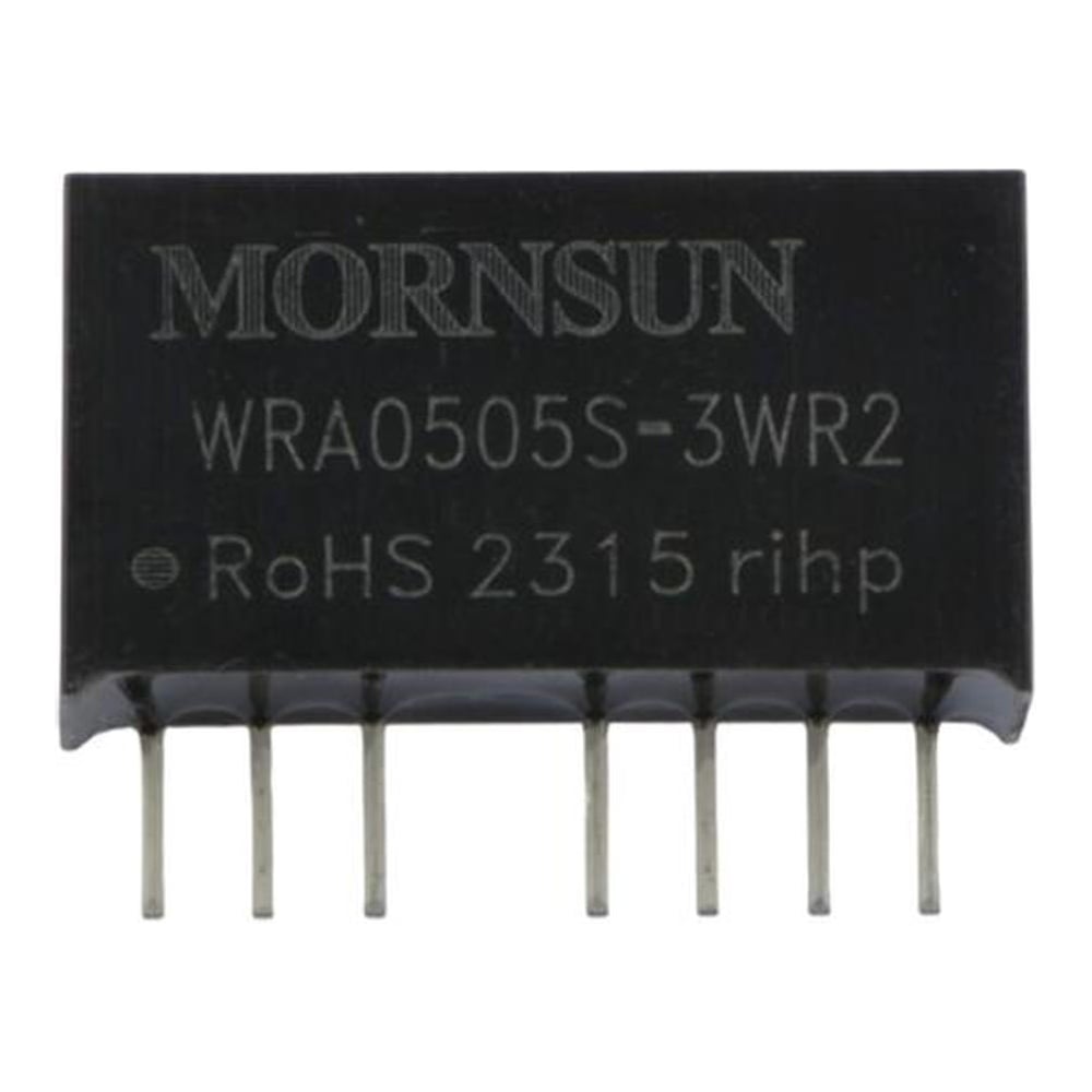 Изображение товара Импульсный блок питания MORNSUN WRA0505S-3WR2 5 В изоляция 3 Вт