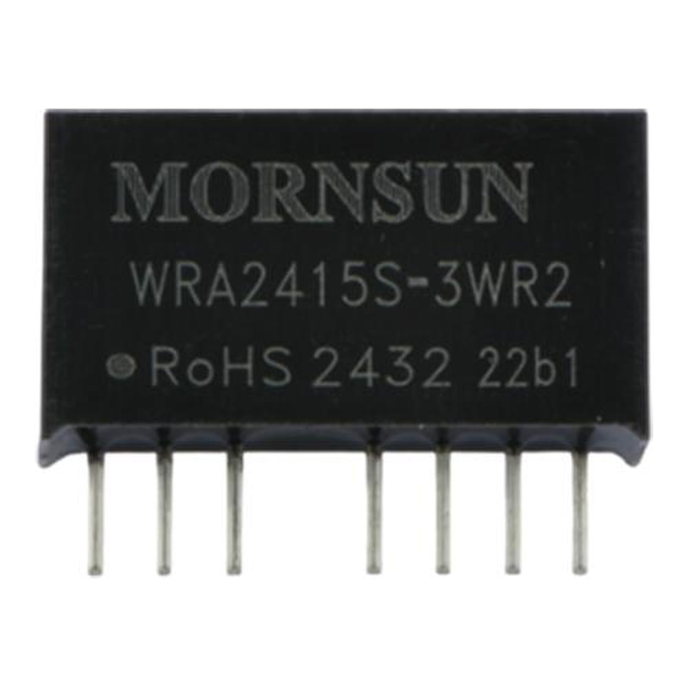 Изображение товара Блок питания MORNSUN WRA2415S-3WR2 с широким диапазоном регулировки и двумя каналами