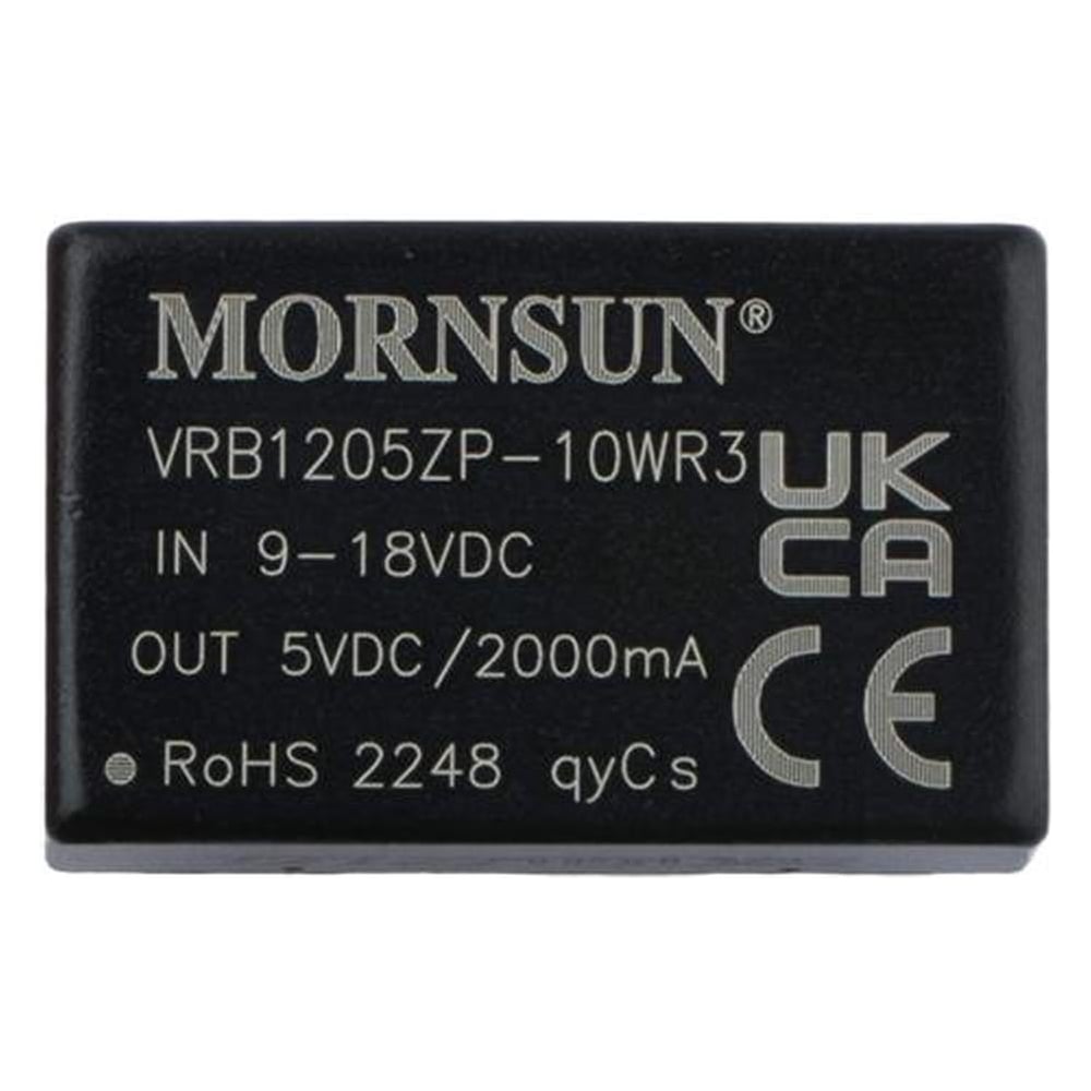 Изображение товара Блок питания импульсный MORNSUN VRB1205ZP-10WR3 5 В 10 Вт, изолированный