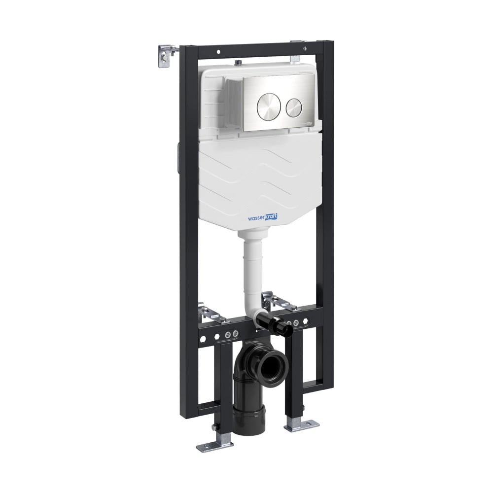 Изображение товара Инсталляция WasserKraft Vils для унитаза с хромированной клавишей 1360 мм