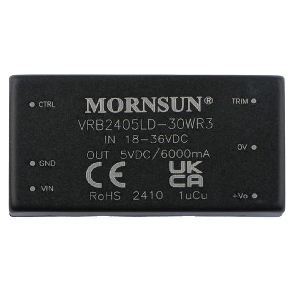 Изображение товара Блок питания MORNSUN 30 Вт 5 В изолированный для плат