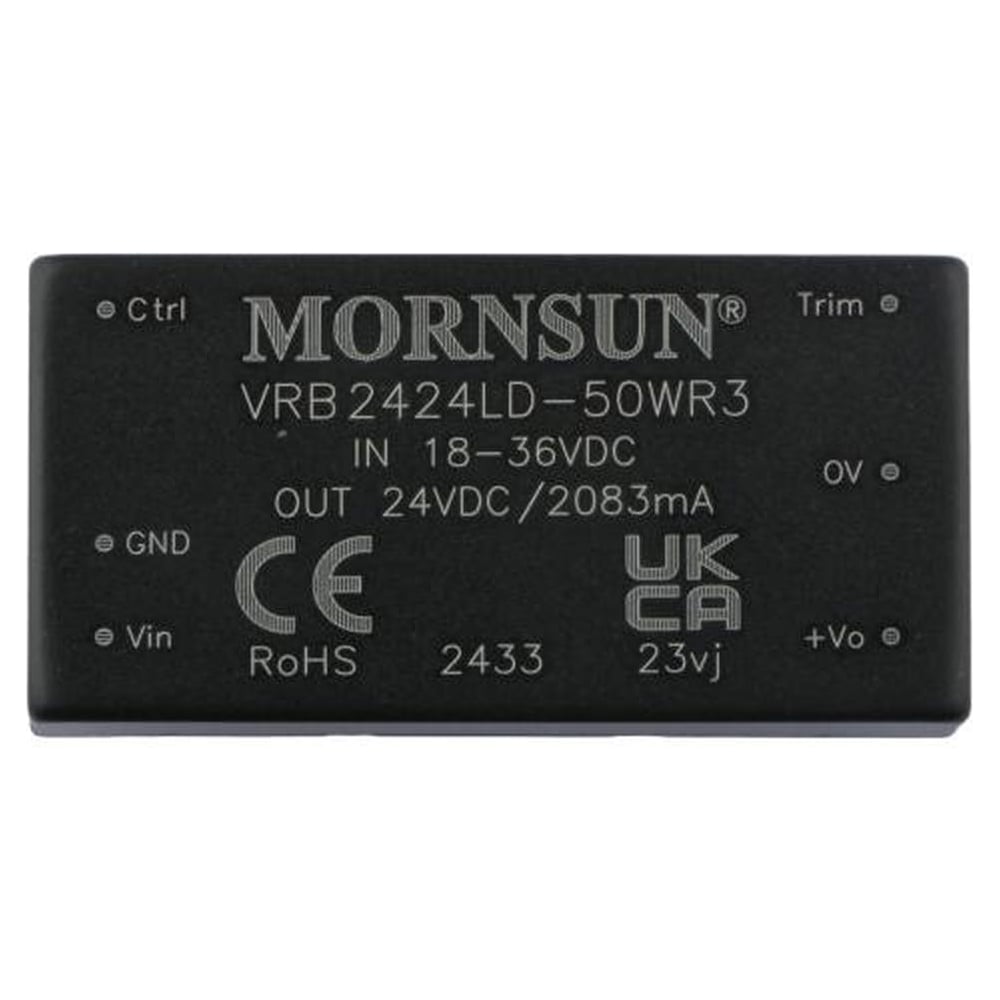 Изображение товара Блок питания MORNSUN 24В 50Вт изолированный для промышленности