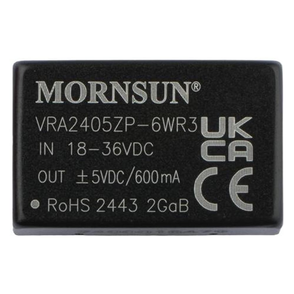 Изображение товара Блок питания MORNSUN VRA2405ZP-6WR3 6 Вт для печатных плат 5 В и -5 В