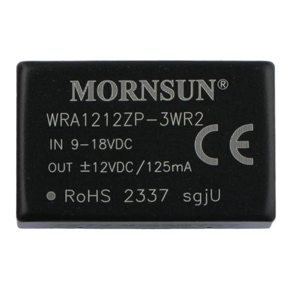 Изображение товара Блок питания DC/DC MORNSUN WRA1212ZP-3WR2 12 В 3 Вт с изоляцией