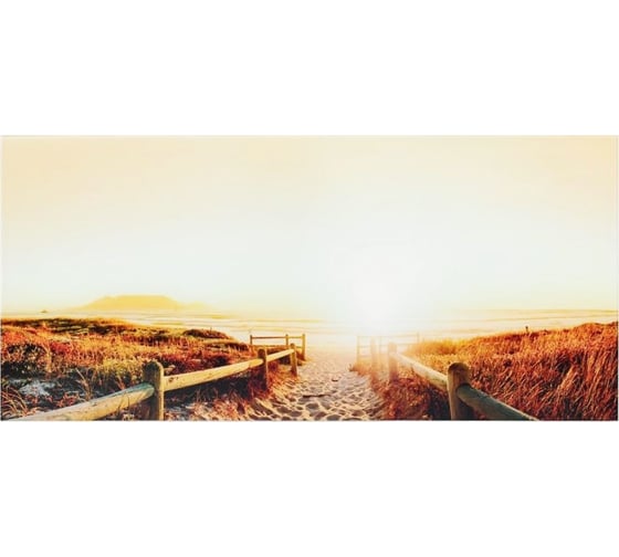 Изображение товара Стекло для вытяжки Berford 60 с декором Мостики MAUNFELD BERFORD 60 Glass Bridge (PL)