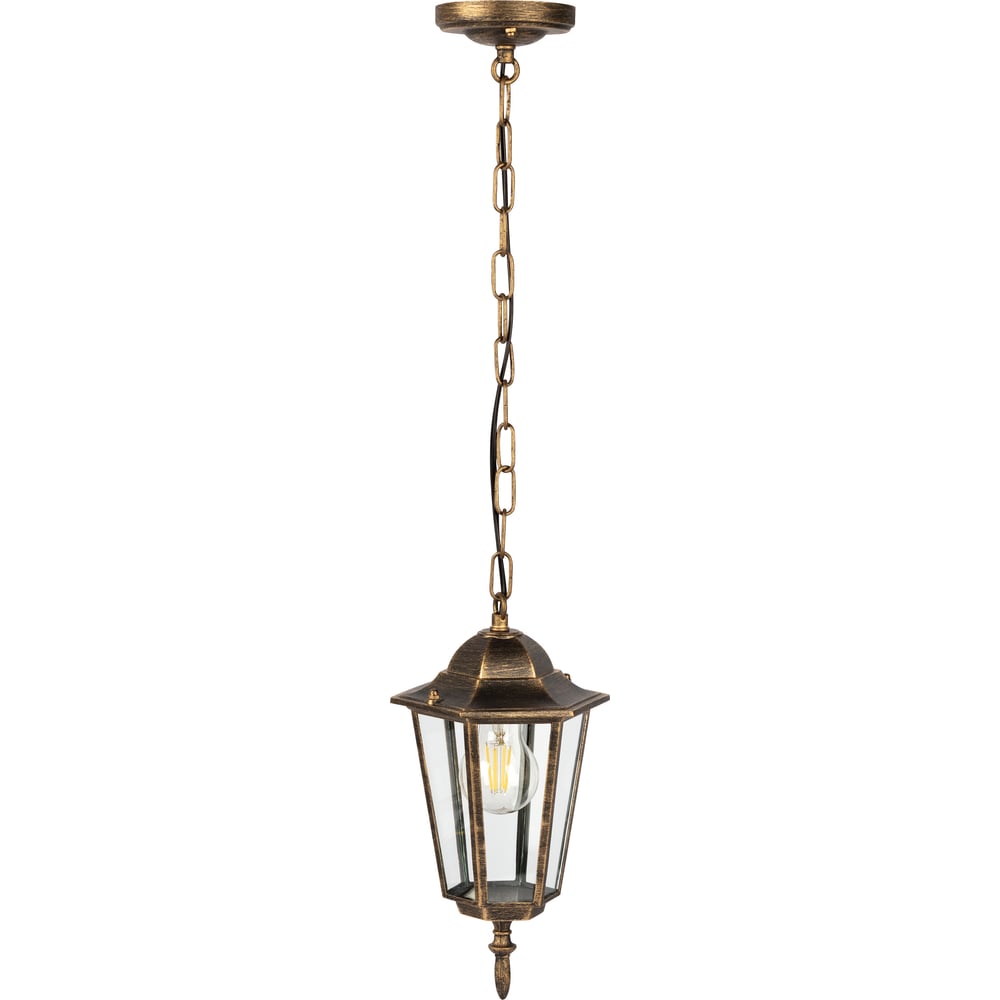 Изображение товара Уличный подвесной светильник ЭРА Веледа IP54 бронза 60 Вт