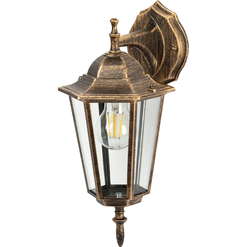 Изображение товара Уличный настенный светильник ЭРА "Веледа" 60 Вт IP54 бронза для внешнего освещения