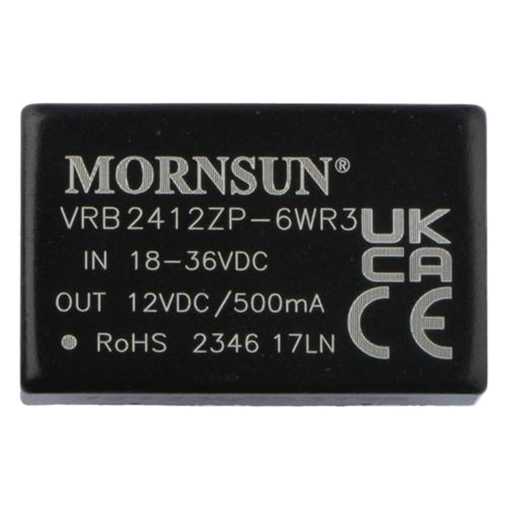 Изображение товара Блок питания MORNSUN 12 В DC/DC 6 Вт изолированный с регулировкой 18-36 В