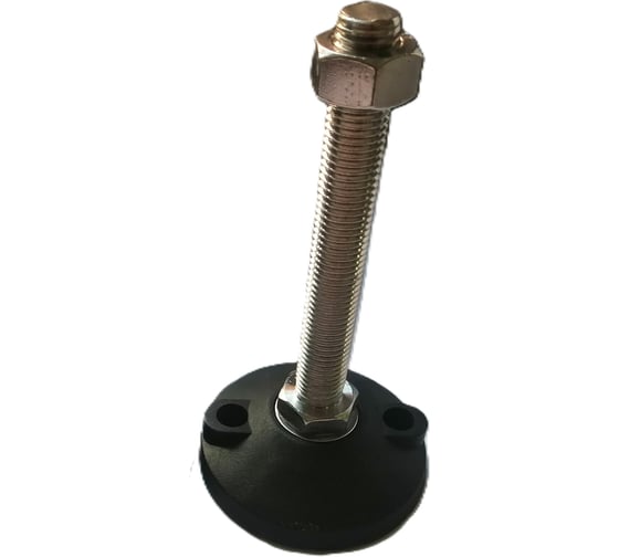 Изображение товара Опора винтовая регулируемая UnitMC 100хМ20х150 (основание PA66, винт сталь нержавеющая) 400202 100xM20x150 SS