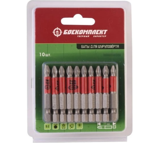Изображение товара Биты (10 шт; T15; 50 мм) Боекомплект BT15-50-10L
