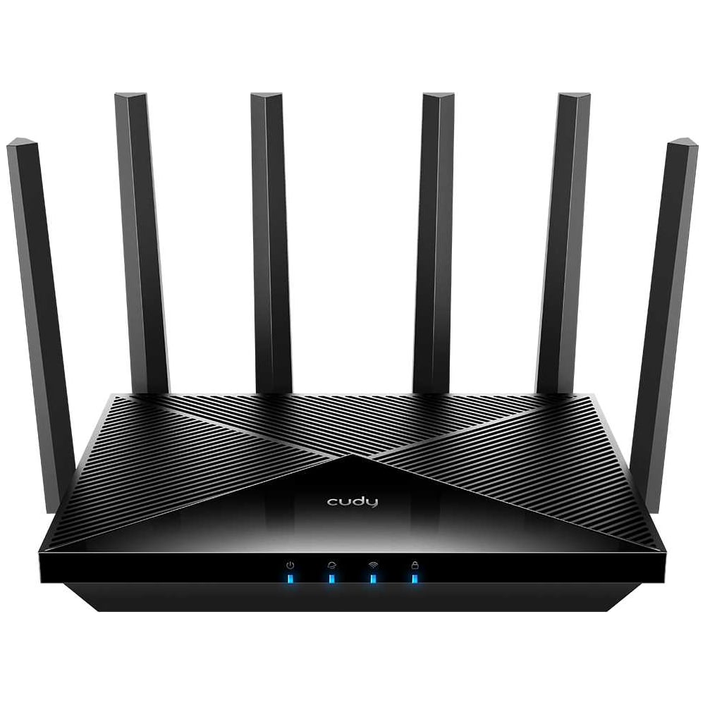 Изображение товара 2,5-гигабитный роутер Cudy WR6500H Wi-Fi 7 BE6500, 2,4/5 ГГц, до 6,5 Гбит/с, 1х2,5 Гбит/с, 4x1 Гбит/с, 6 антенн, черный 10000151897
