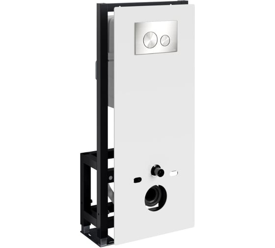 Изображение товара Система инсталляции для унитазов WasserKraft Глан (Glan) 66TLT.010.ME.WH.BN02