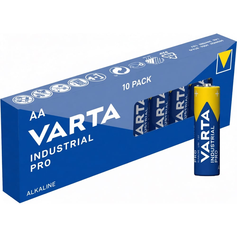 Изображение товара Промышленные батарейки Varta LR06/AA 1.5 В 10 шт