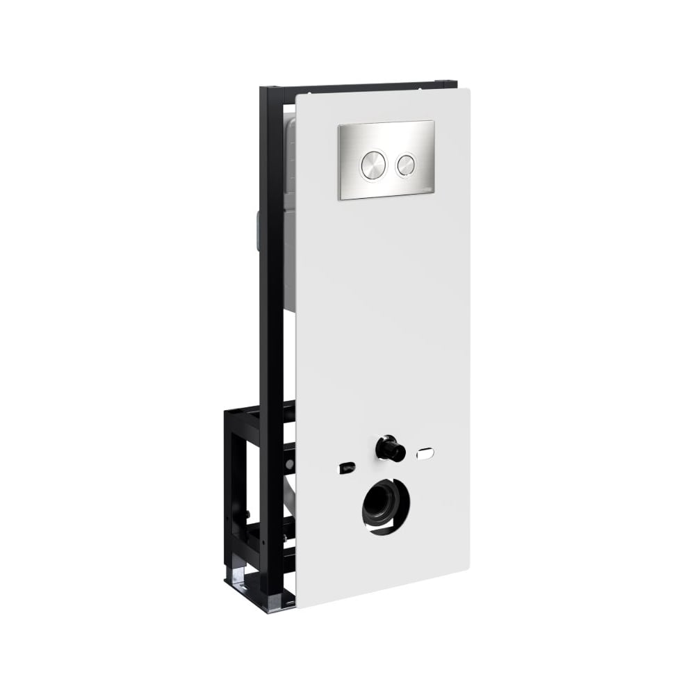 Изображение товара Система инсталляции WasserKraft Глан 66TLT для унитаза с клавишей из никеля