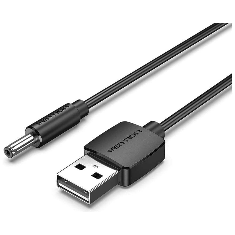 Изображение товара Кабель VENTION USB AM/DC-jack 3.5мм M - 0.5м черный CEXBD