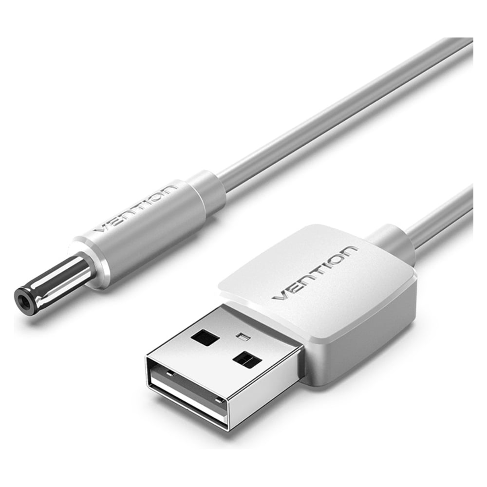 Изображение товара Кабель VENTION USB A - Jack 3.5мм 0.5м белый для зарядки и передачи данных