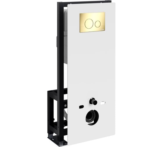 Изображение товара Система инсталляции для унитазов WasserKraft Глан (Glan) 66TLT.010.ME.WH.PG02