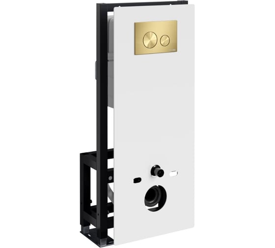 Изображение товара Система инсталляции для унитазов WasserKraft Глан (Glan) 66TLT.010.ME.WH.MG02