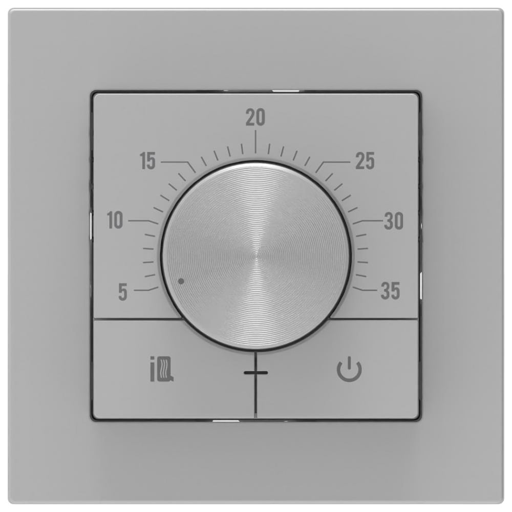 Изображение товара Терморегулятор IQWATT IQ Thermostat Dm серебристый 102725 Изображение товара Терморегулятор IQWATT IQ Thermostat Dm серебристый 102725