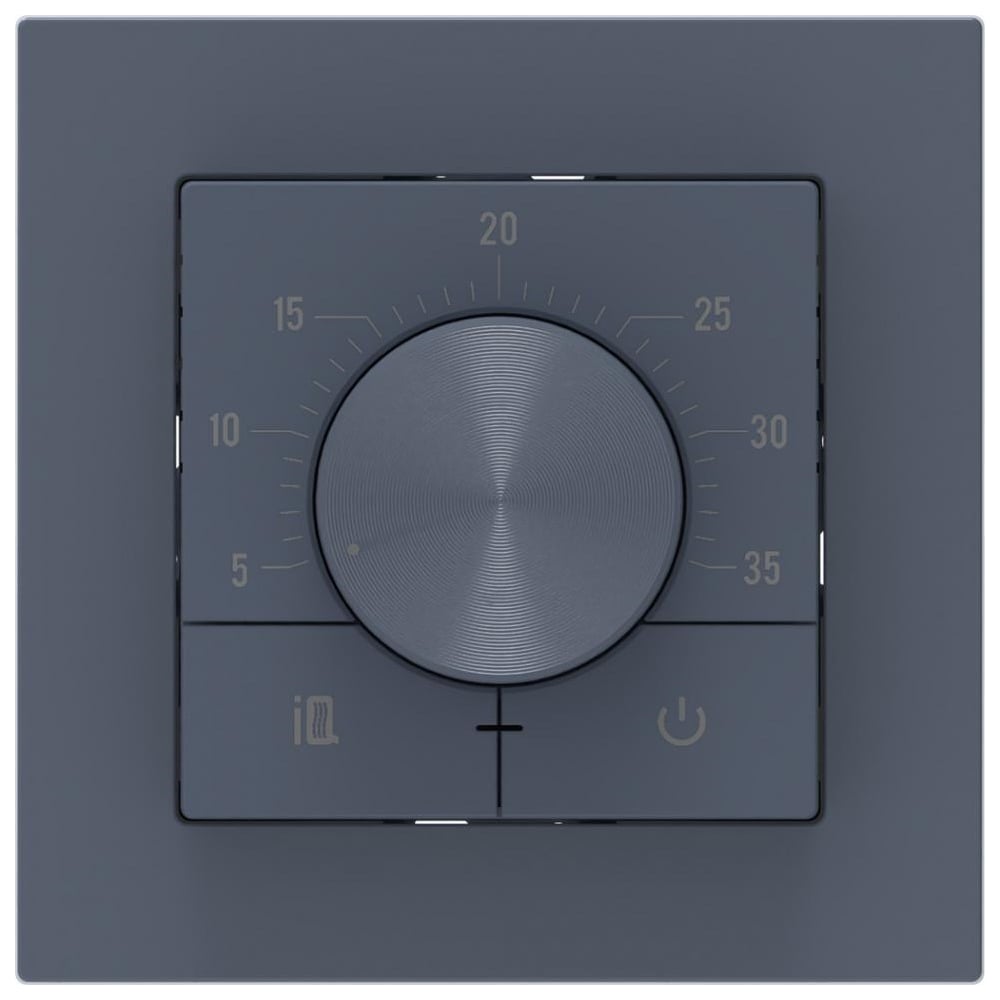 Изображение товара Терморегулятор IQWATT IQ Thermostat Dm графит 102727 Изображение товара Терморегулятор IQWATT IQ Thermostat Dm графит 102727