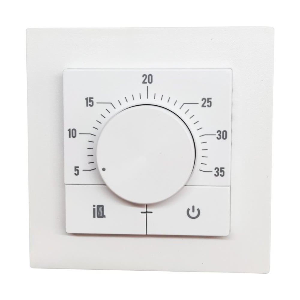 Изображение товара Терморегулятор IQWATT IQ Thermostat Dm белый 101678 Изображение товара Терморегулятор IQWATT IQ Thermostat Dm белый 101678