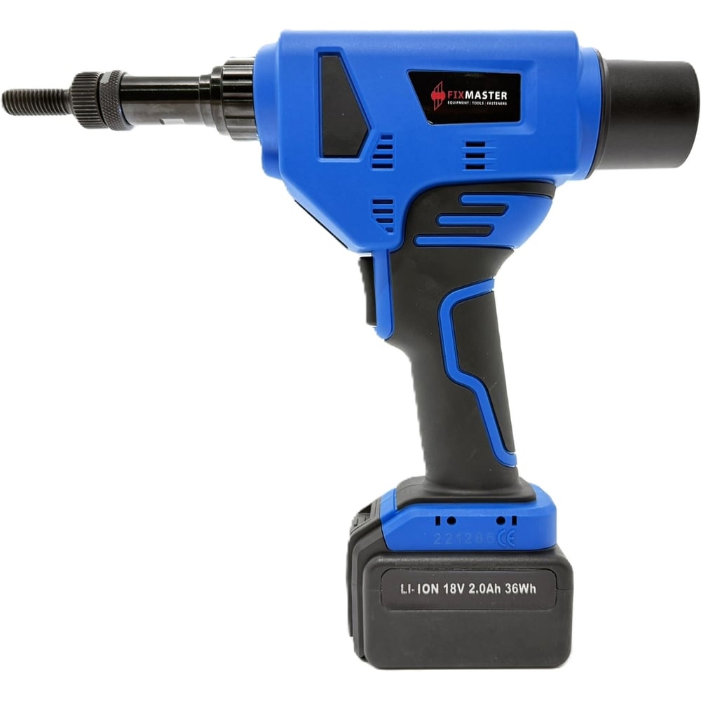 Гаечный заклепочник FixMaster М3-М12 FM 2АКБ+ЗУ NB120A