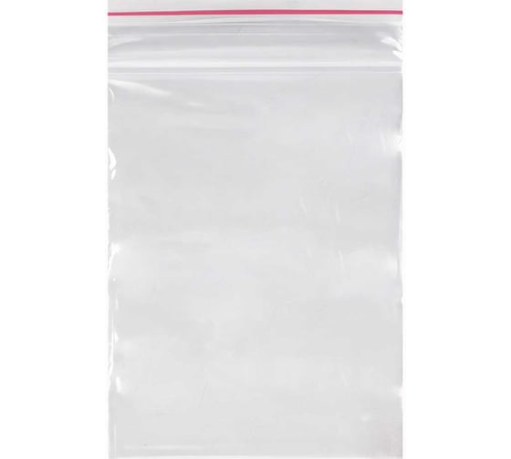 Изображение товара Пакеты BRAUBERG с замком гриппер, комплект 100 шт, 70х100 мм, ПВД, толщина 35 микр 606208