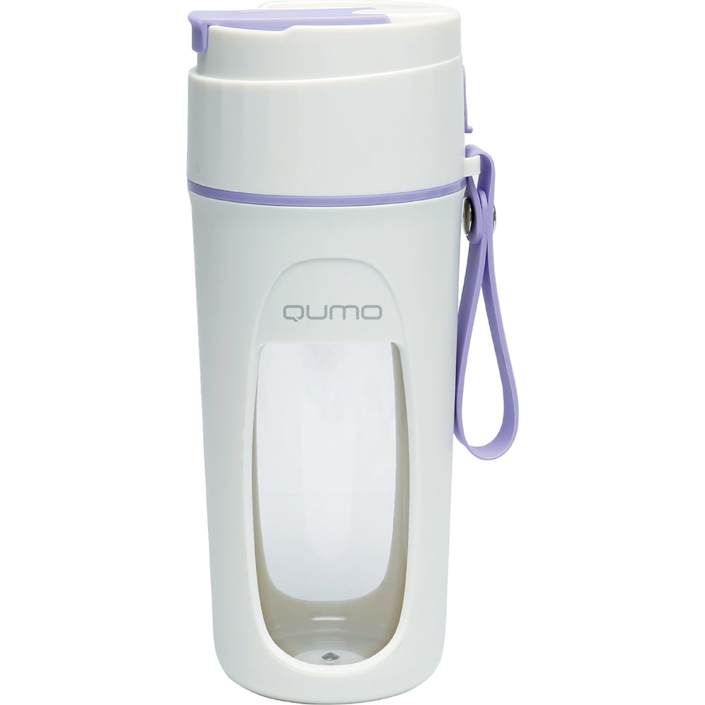 Изображение товара Портативный блендер QUMO Active Lifestyle, 340 мл, беспроводной, 22000об/м, фиолетово-белый 55228 Изображение товара Портативный блендер QUMO Active Lifestyle, 340 мл, беспроводной, 22000об/м, фиолетово-белый 55228