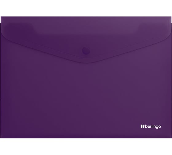 Изображение товара Папка-конверт на кнопке Berlingo Soft Touch, А4, 200мкм, софт-тач, ф, EFbA4986 EFb_A4986