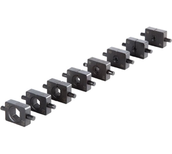 Изображение товара Комплект матриц шестигранных (4-70 мм, 9 шт.) для ПГ-70 SHTOK 12051