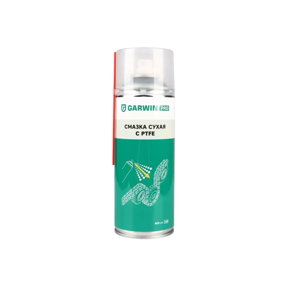 Изображение товара Сухая смазка GARWIN PRO PTFE 500 мл для металлических деталей