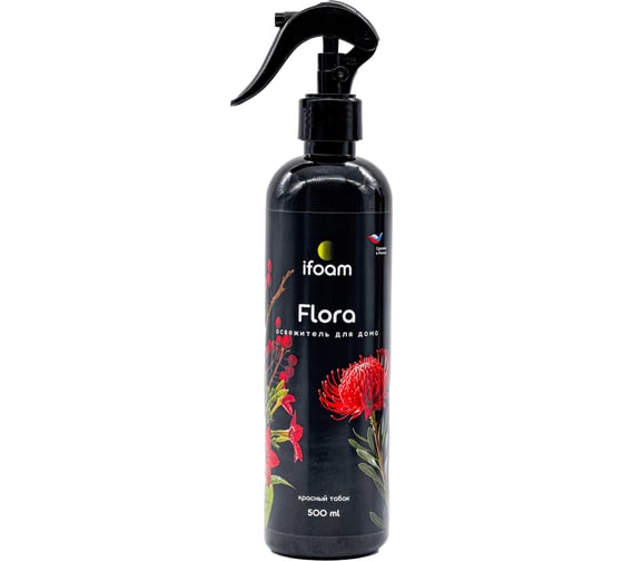 Изображение товара Освежитель воздуха в виде спрея Ifoam Flora красный табак 770525