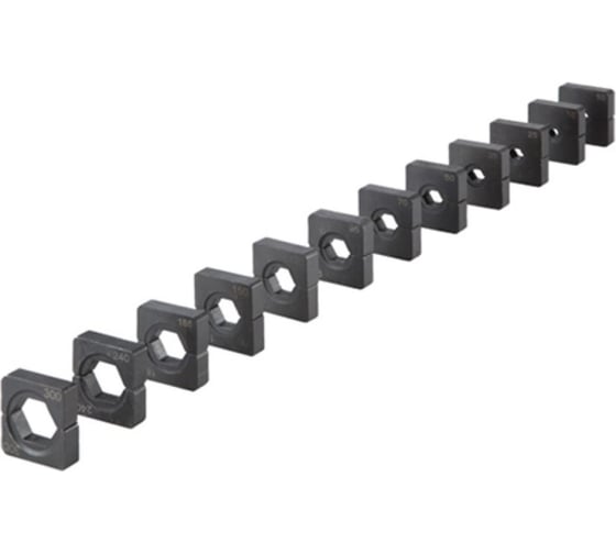 Изображение товара Комплект матриц шестигранных (10-300 мм, 12 шт.) для ПГ-300 SHTOK 12054