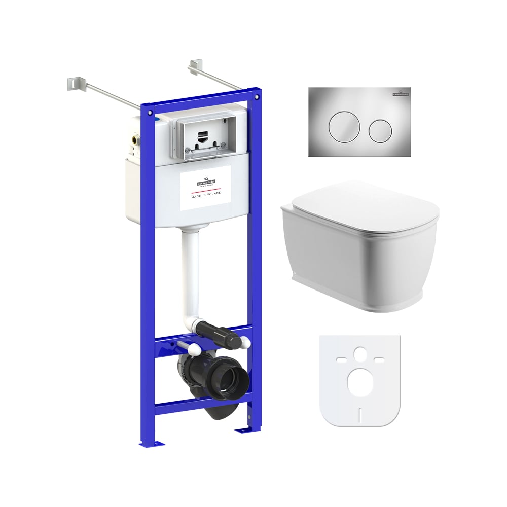 Изображение товара Комплект инсталляции с унитазом Lavinia Boho Bell Pro Rimless 6 в 1