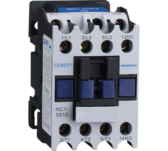 Изображение товара Контактор CHINT NC1-1210Z 12А DC48В 1НО (R) 221438