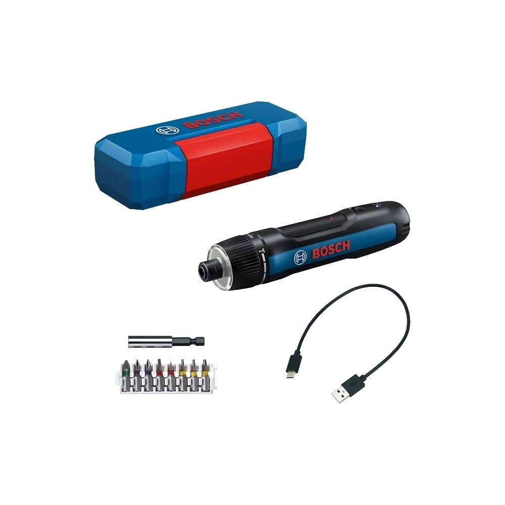 Изображение товара Аккумуляторная отвертка Bosch GO 3, кейс + набор бит 06019H2201