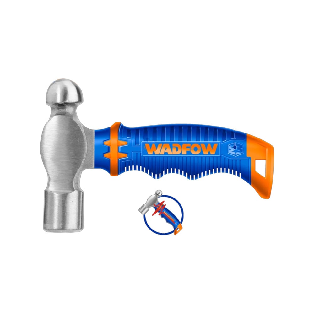 Изображение товара Молоток WadFow 220 г с круглым бойком - универсальный мощный инструмент Изображение товара Молоток WadFow 220 г с круглым бойком - универсальный мощный инструмент