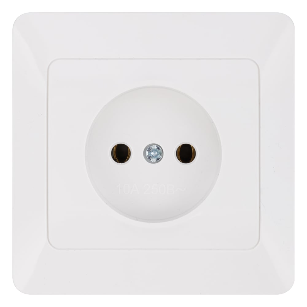 Изображение товара Розетка TDM ELECTRIC 2П 10А 250В белая Ильмень SQ1823-0009 для электромонтажа
