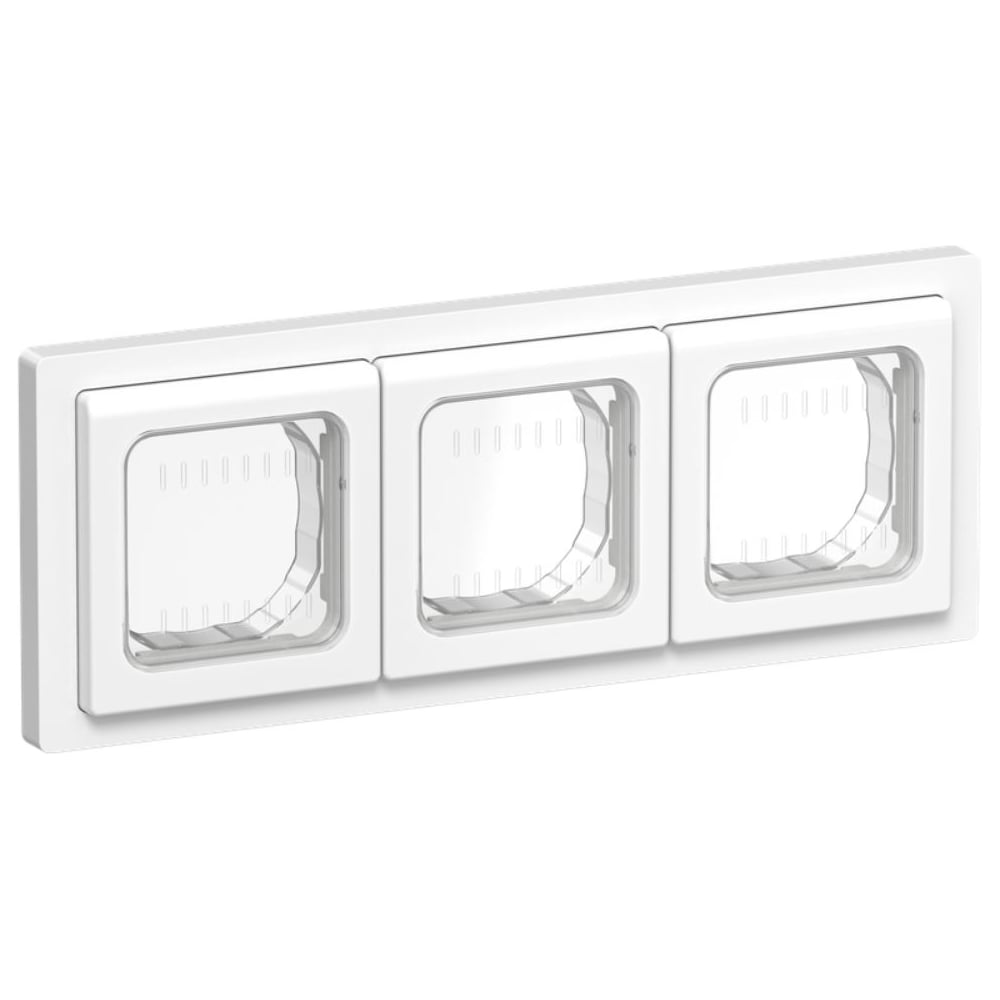 Изображение товара Рамка 3-местная IEK FLITE IP55 Рпро-3-55-ФлБ белый FI-M30-32-55-K01