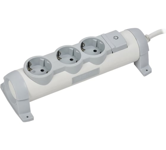 Изображение товара Удлинитель IEK COMFORT У03К 3 места 5м 3х1,5мм2 16А белый 694683
