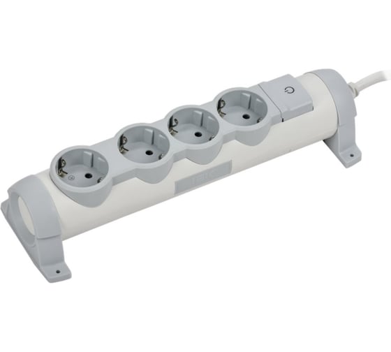 Изображение товара Удлинитель IEK COMFORT У04К 4 места 5м 3х1,5мм2 16А белый 694694