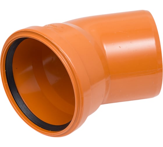 Изображение товара Отвод наружной канализации ХЕМКОР 110 мм 45 градусов 2491094 0 5981