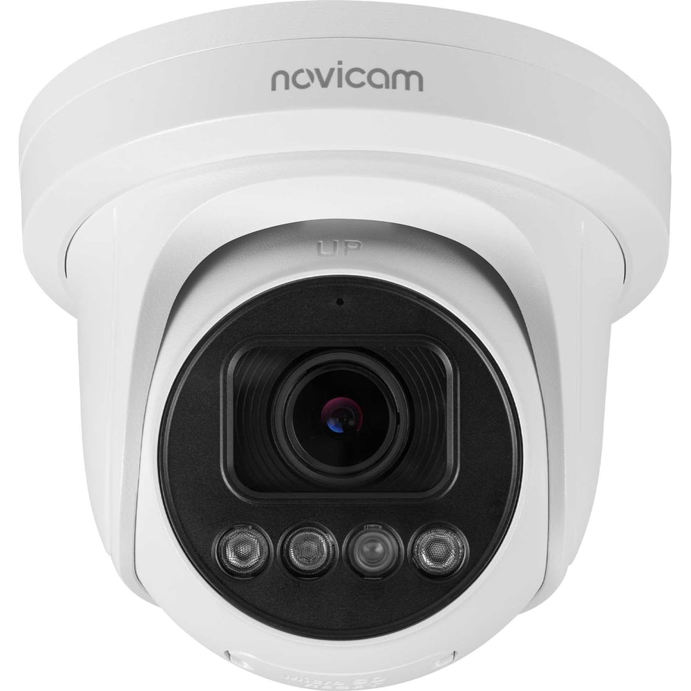 Изображение товара Камера видеонаблюдения IP купольная Novicam LUX 57MX 1/2.7 CMOS, 5 Мп 25 к/с, моторизованный 2.7-13.5 мм, ИК 50 м, PoE уличная всепогодная v. 1048V